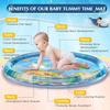 Baby Gym and Fitness Inflatable Tummy Time pad Premium Kids Water Play Mat |