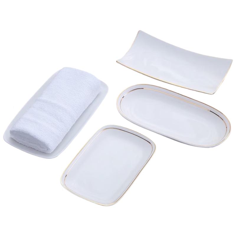 Jingqingfu White Ceramic Multi-Purpose Dishes