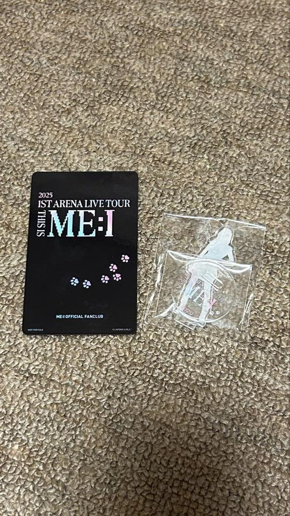 [USED] ME:I Arena Tour Yamamoto Suzu W Member Trading Card Mini Acrylic Stand