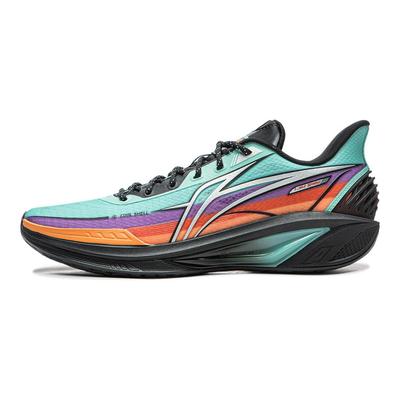 Li Ning Light Speed 4 Cushioning Slip Resistant Abrasion Resistant Rebound Low Top Basketball Shoes Men's Cyan ABPW011-3