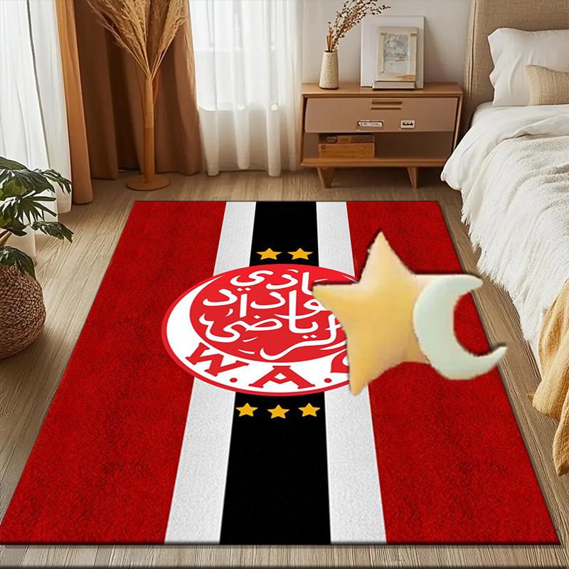 Fc Crest Design Printed Office Carpet Chair Cushion  Entryway Rug, Rugs for Living Room, Bedroom Christmas gifts