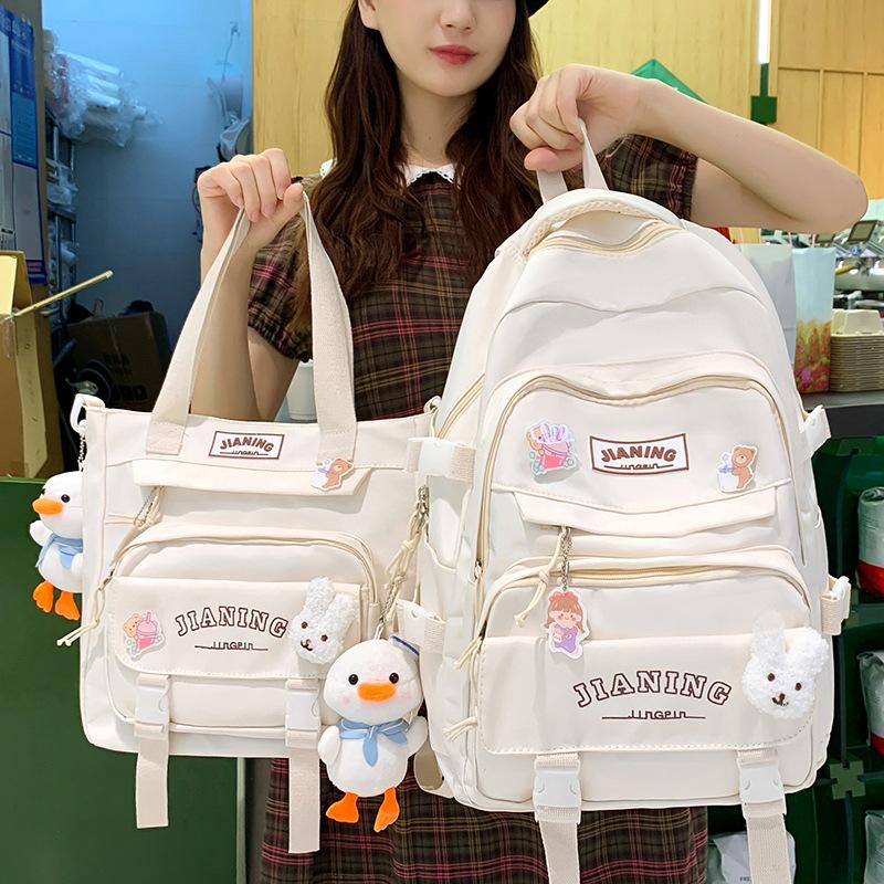 Ghiozdane pentru copii Fete Capacitate mare Rezistente la murdărie Rucsacuri din două piese pentru elevi de școală primară