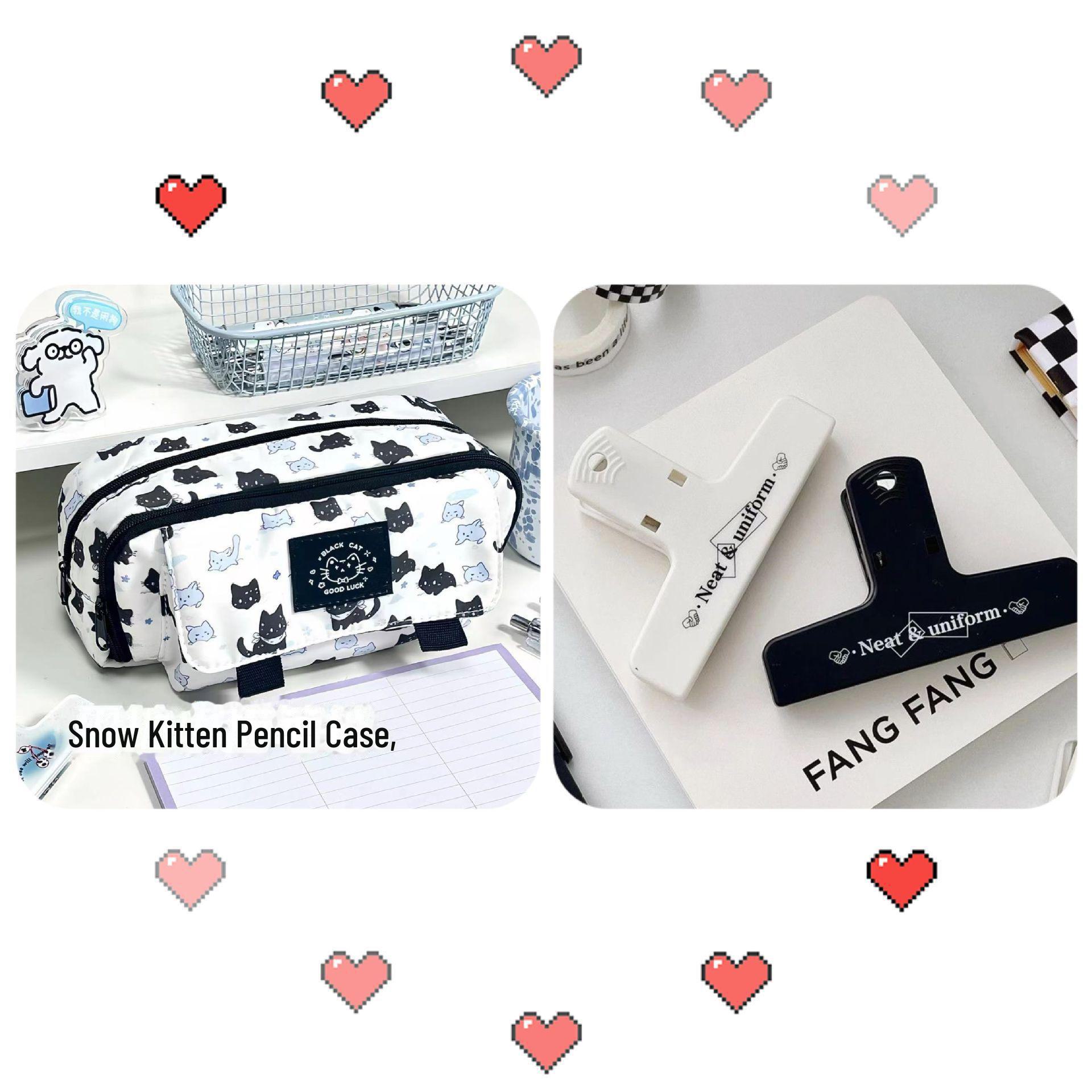

Двухслойный многофункциональный пенал Snow Kitten для учеников начальной и средней школы