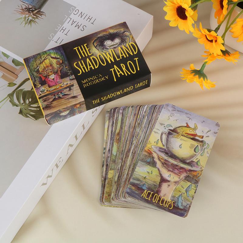 The Shadow Land Tarot With English Guide Book Divination For Cards Game Board Game