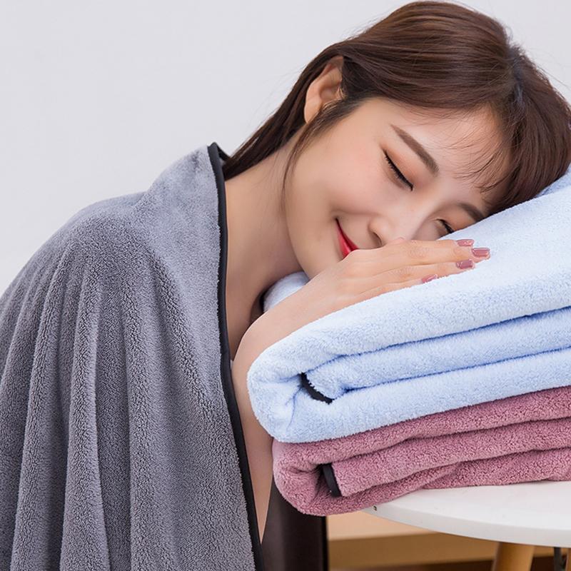 Multifunctional Large Thick Microfiber Bath Towel Quick-drying and Absorbent Beauty Salon Swimming Fitness Sports Towel