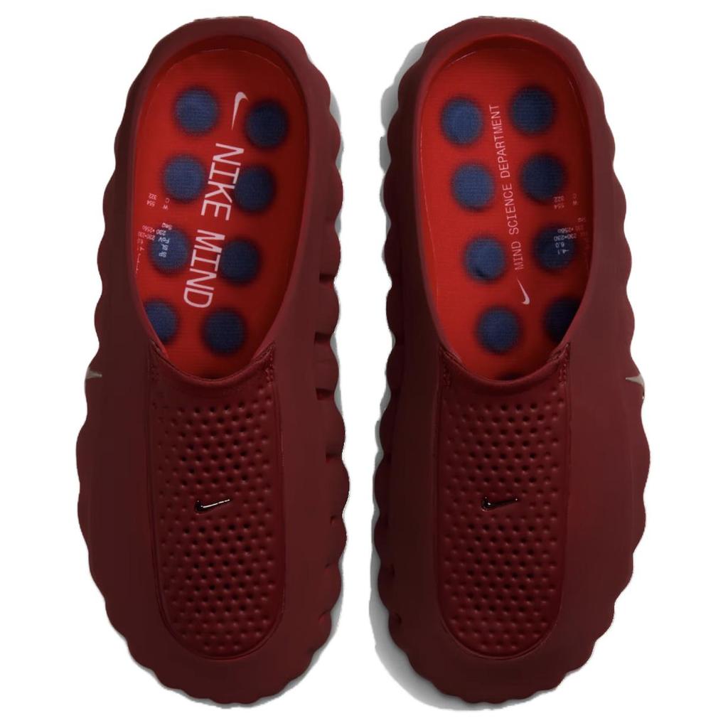 Nike Mind 001 Takım Kırmızısı Erkek Sandaletleri Metalik-Platin-Üniversite Kırmızısı-Gece Mavisi-Beyaz HQ4307-601