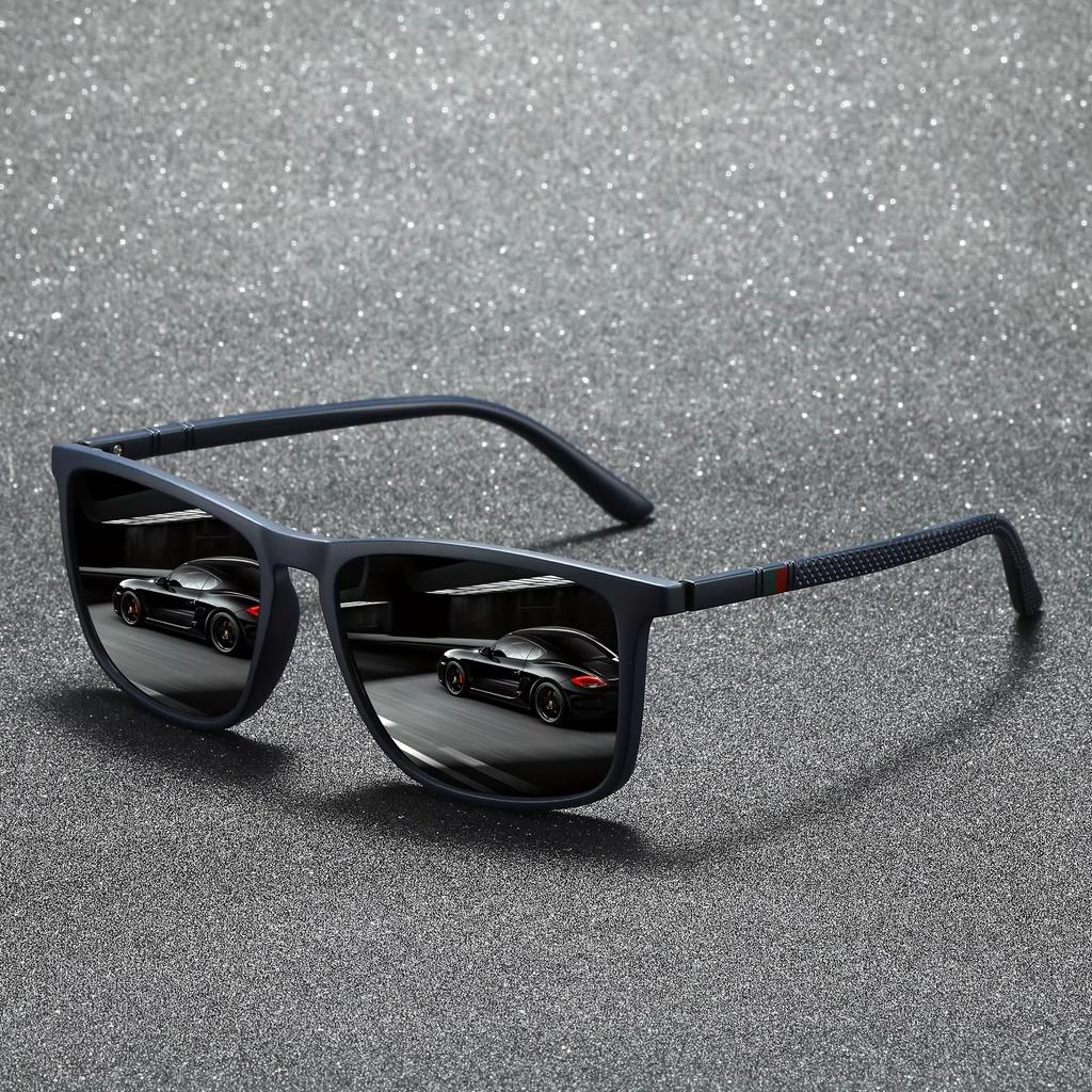 Square UV400 Sunglasses Anti Glare Sun Shades For Summer Vacation Travel Driving Fishing Outdoor Activities