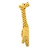 Cotton Rope Giraffe Dog Toy Giraffe Shaped Handmade Pet Toy Dog Chew Toy  Small Medium Dogs