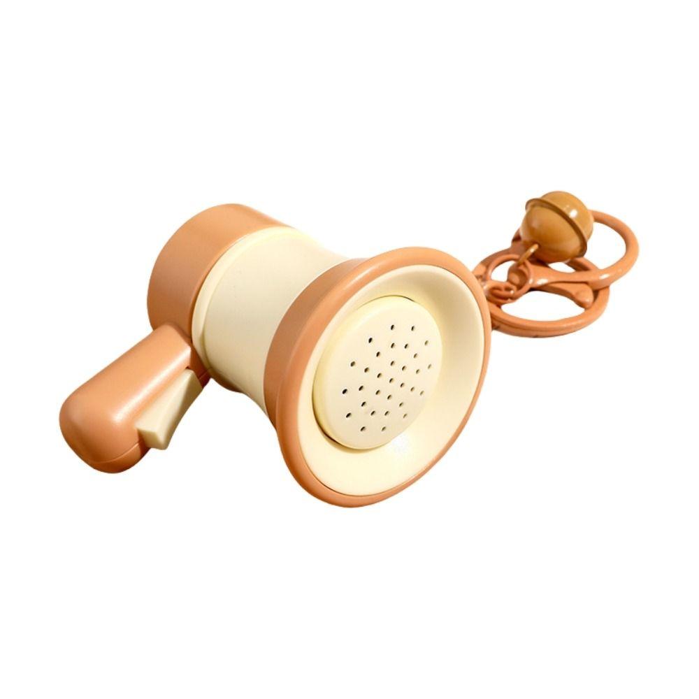 Speaker Music Keychain Pendant Loudspeaker Handheld Speakers Toy  Bag Pendant