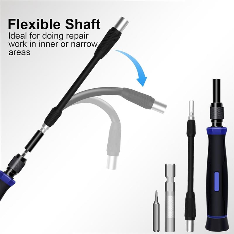 AB34-152 In 1 Screwdriver Set, Small Magnetic Screwdriver Set With Case, Electronic Repair Tool Kit For Computer, Laptop Easy To