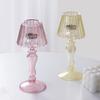 Creative Desk Lamp Shaped Glass Candle Holder European Romantic Dinner Candle Holder for Wedding Dinning Party Supplies Decor