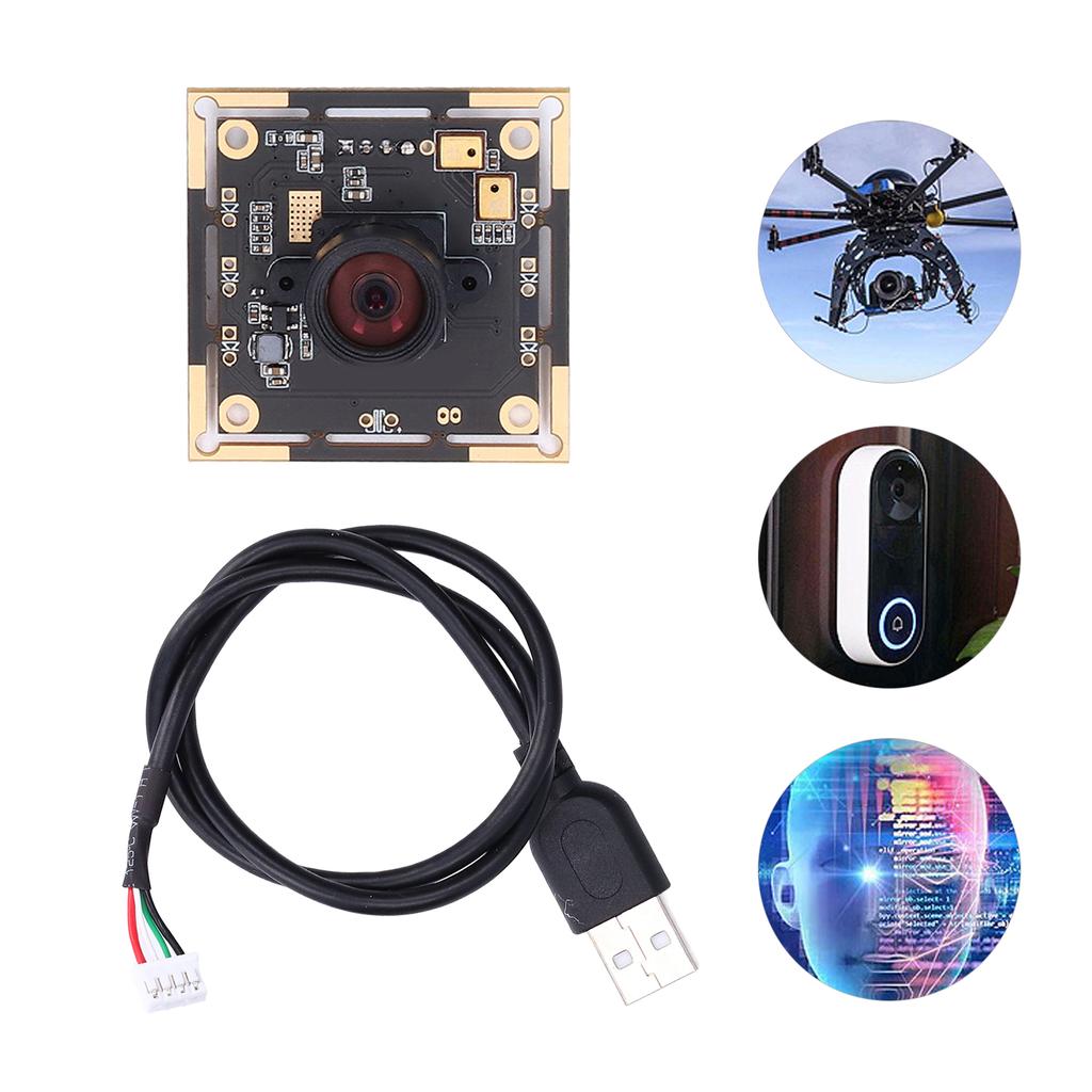 Camera Module 1MP 100° Wide Angle USB 2.0 OV9281 Chip Free Driver Board Accessory