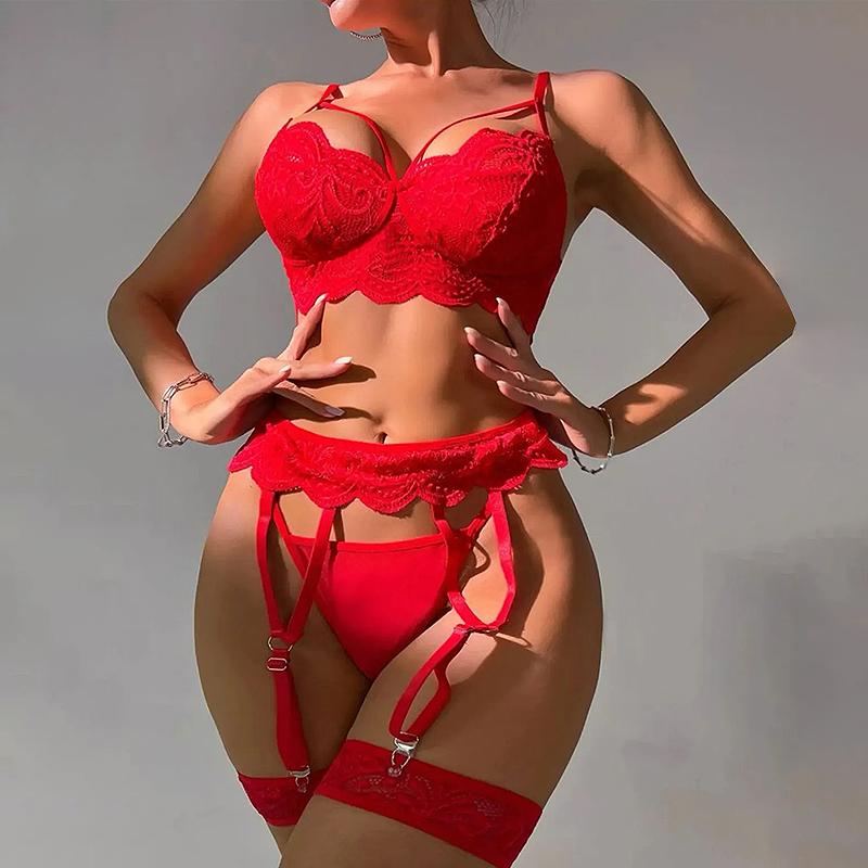 Sexy Lace Bra And Panty Set Perspective Costumes Lingerie Suit Underwear Dress Porn Sexy Lingerie For Women