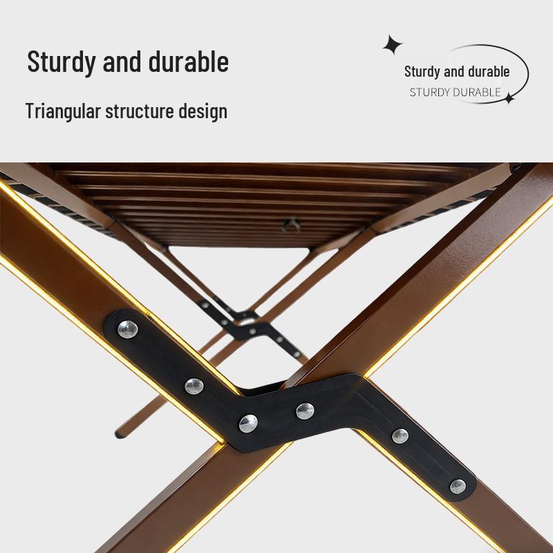 Portable Carbon Steel Foldable Picnic & Camping Table