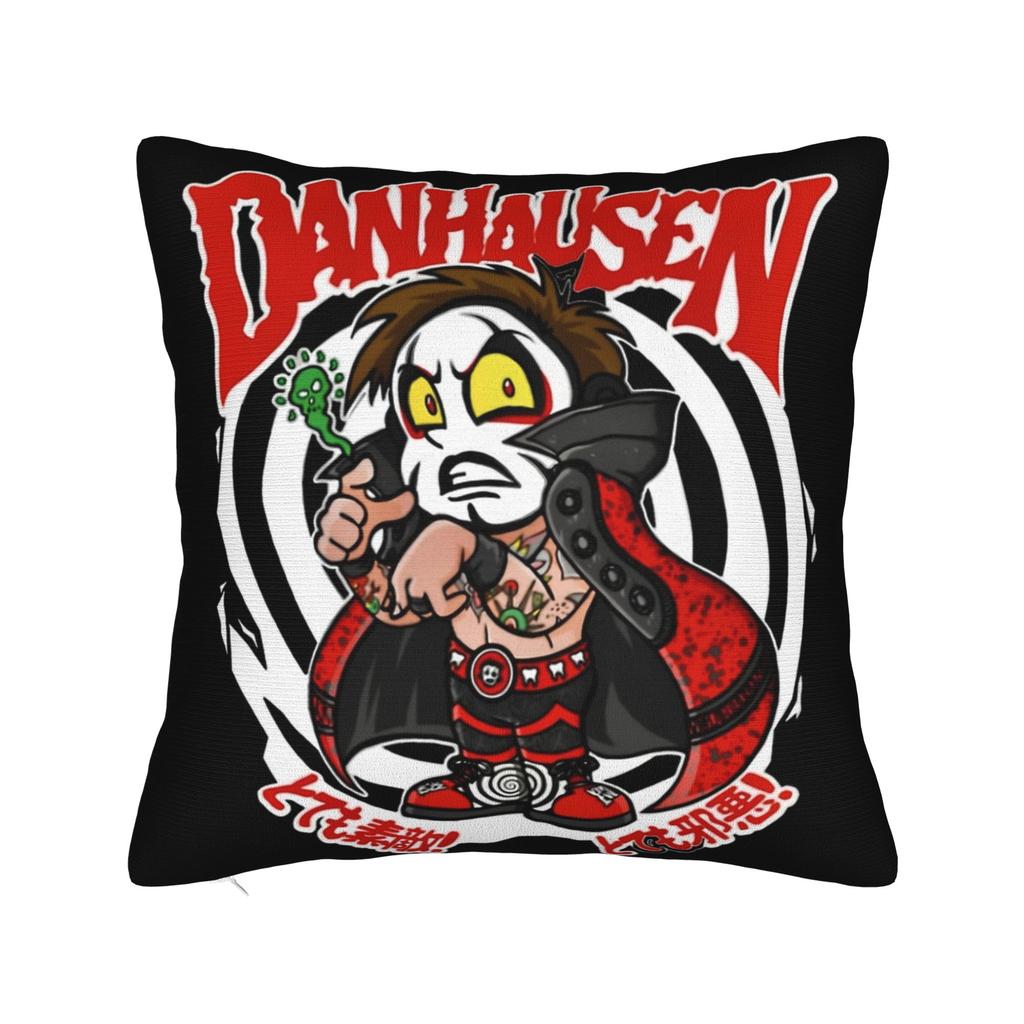 Danhausen Wrestling Punk Square Pillow Covers Polyester Bed Car Cushion Case Cute Decor Throw Pillow Case