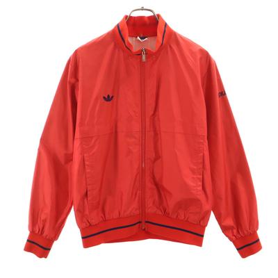 Adidas 70s Vintage West German Tag Made by Descente Trefoil Logo Nylon Jacket Men's Used
