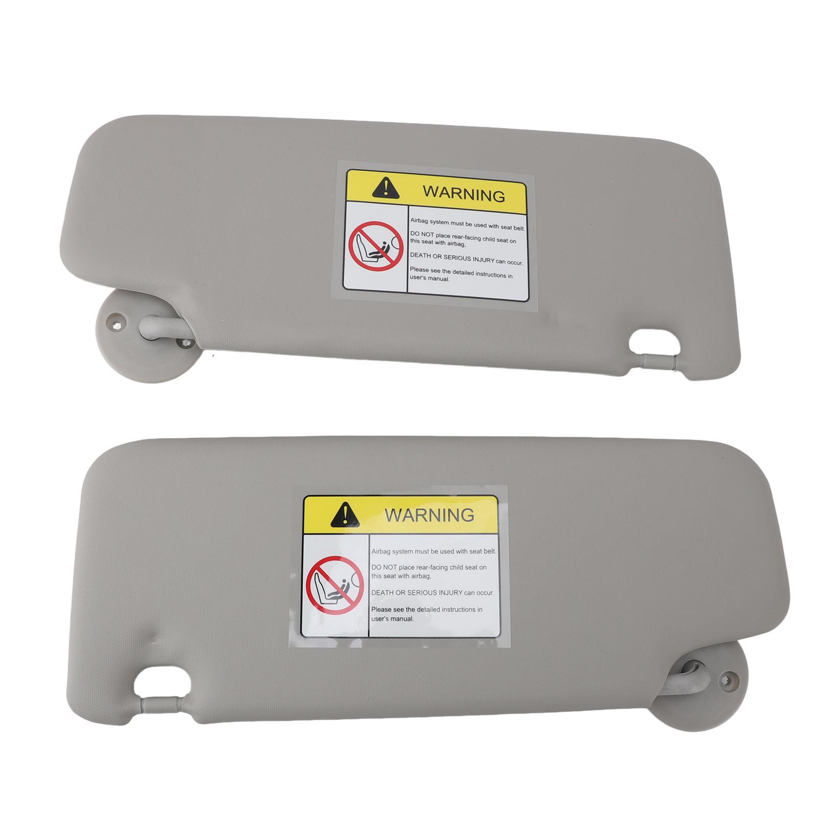 

1 пара автомобильных солнцезащитных козырьков с УФ-защитой, серый левый и правый солнцезащитный козырек с зеркалом для SONIC 2012-2020 гг. серый