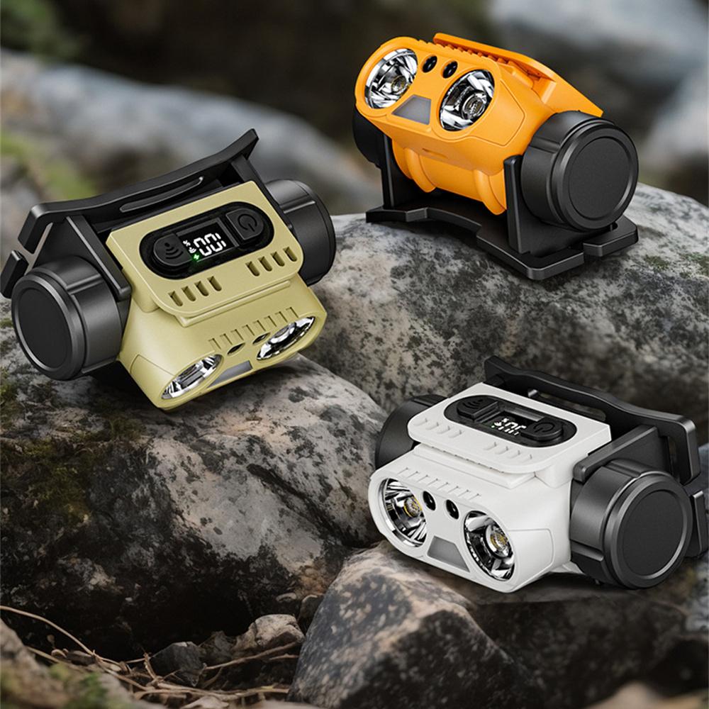 Powerful LED Rechargeable Headlamp 1500 lumens Rotating Aluminum LED Waterproof Head Flashlight for Outdoor,Camping,Fishing