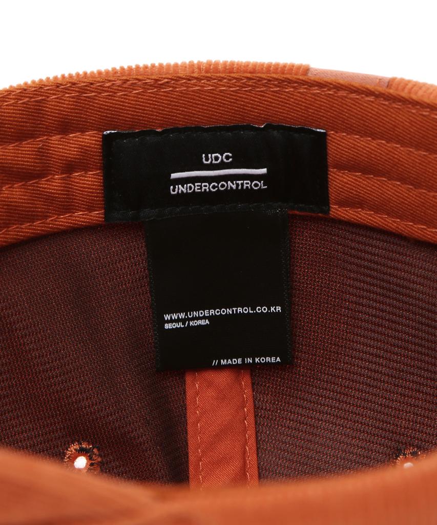 Eondeokeonteulol Corduroy Logo Ball Cap Small Logo / Hard Top B B / Cd / Orange