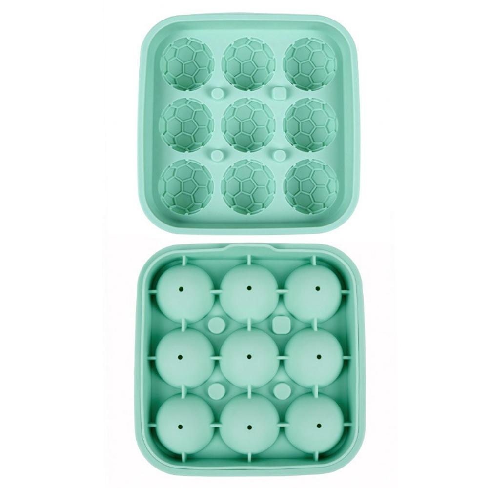 Football Shape Silicone Ice Grid Mold Whiskey Ice Beer Ice Hockey Frozen Ice Cube Mould