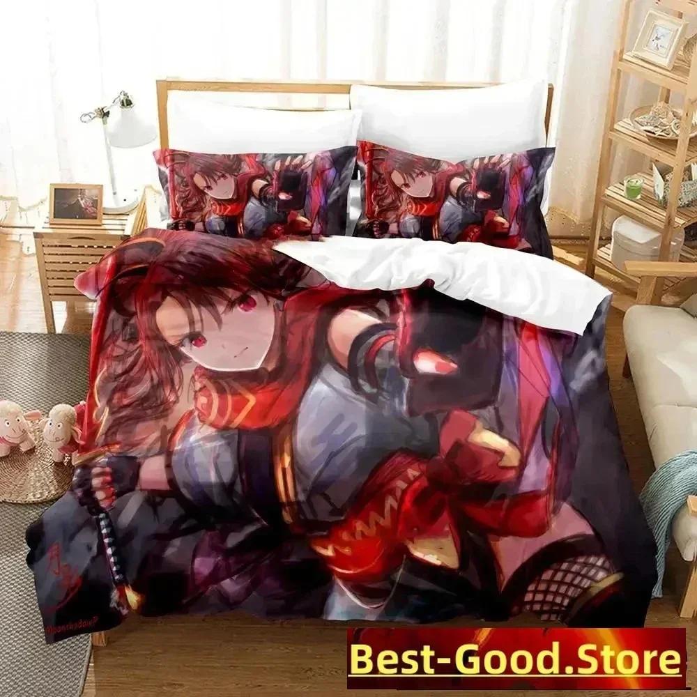 Anime Shoujo Kageki Revue Starlight Bettwäsche-Set Bedrucktes Bettset mit Kissenbezug Bettbezug Weiche Queen King Size Bettwäsche Zuhause