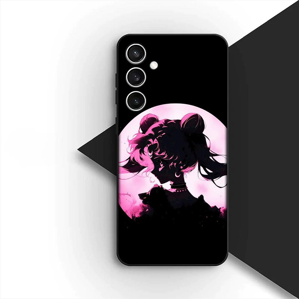 Cover for Samsung Galaxy S20 S22 S21 FE Ultra Plus A07 A17 A15 A16 A25 A57 A37 Phone Case Cartoon S-Sailors Anime Moons Girl