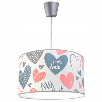 Lámpara colgante de techo tipo loft para niños, con pantalla LED.