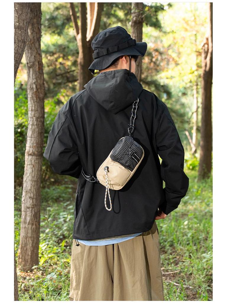 Tide Functional Outdoor Sports Crossbody Bag - Street Trend Workwear Style, Versatile Commuter Shoulder Bag