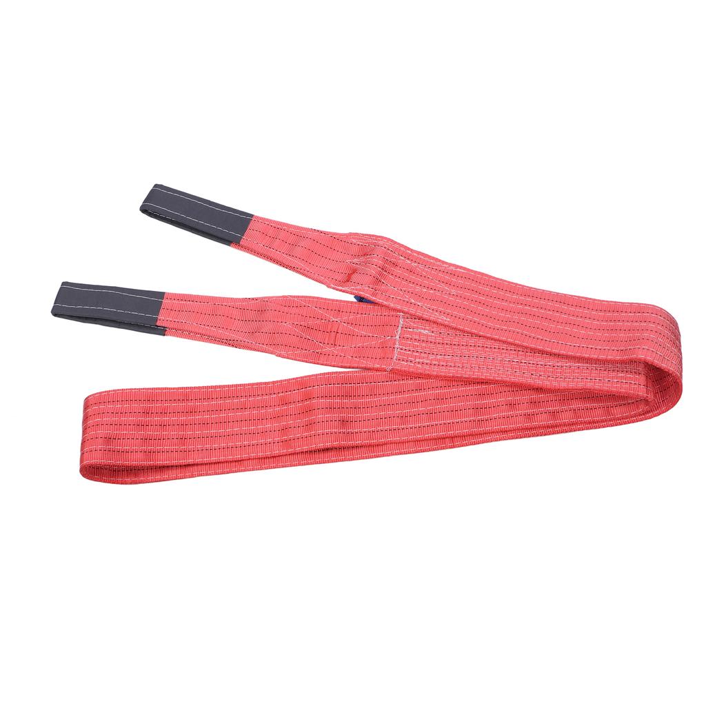 Red Rigging Lifting Strap 5T 11023LB Bearing 4M 13.12FT Length Hoisting Towing Lift Sling for Industrial Crane