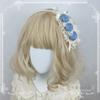 Original Handmade Ribbon Rose Headband Kc Lolita Pearl Headbands Elegant and Simple Versatile Hair Accessories for Women