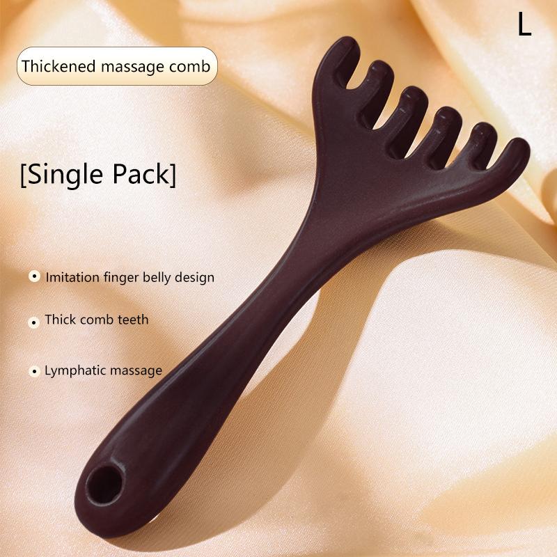 

Массажная расческа Meridian Comb Six Jaw Resin Head Face Scalp Hair Care Расческа Gua Sha Плечи Шея Расческа Акупунктурная Терапия L