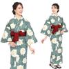 Linen Yukata for Ryokan Plus Suitable for Business and Hot Springs Size S [Fuuka] Women's (Single Piece) Style, Size, Use, Sleepwear, (Peony Poem),