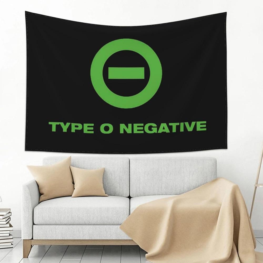 1pc Hsyydac Room Tapestry Type And O Music Negative Flannel Art Tapestry Picnic Cloth Cloth Poster Picnic Mat Home Decor Wall 74x94cm(29x37in)