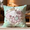 Hot NNonoe Cushion Cover Soft Washable Pillow Case Multi-Scene for Couch Bed Travel Office Use