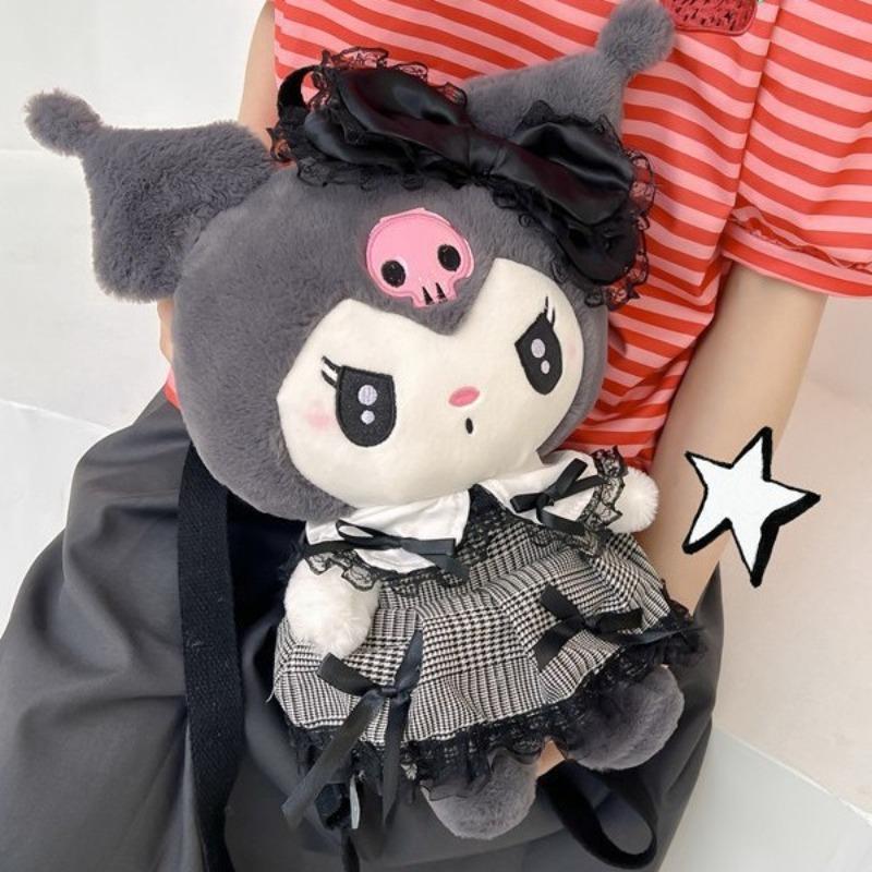 Cute Skirt Kulo Doll Bag, New Personalized Cartoon Doll Backpack.