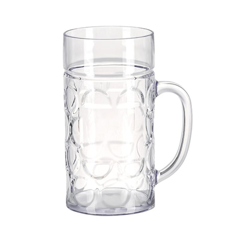 

Shatterproof Beer Mug Unbreakable Plastic Drinking Cups Juice Glasses for Milk Champagne Cup Kitchen Bar Party Water Cup