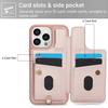 Wallet Case for iPhone 16 15 14 Pro Max Plus, Card Holder Crossbody Purse, Cute Flower Design, Magnetic Kickstand Phone Cover