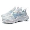 Li Ning Flow Cloud Non-Slip Wear-Resistant Low-Top Running Shoes Women Sneakers Light-Blue AGLR036-4