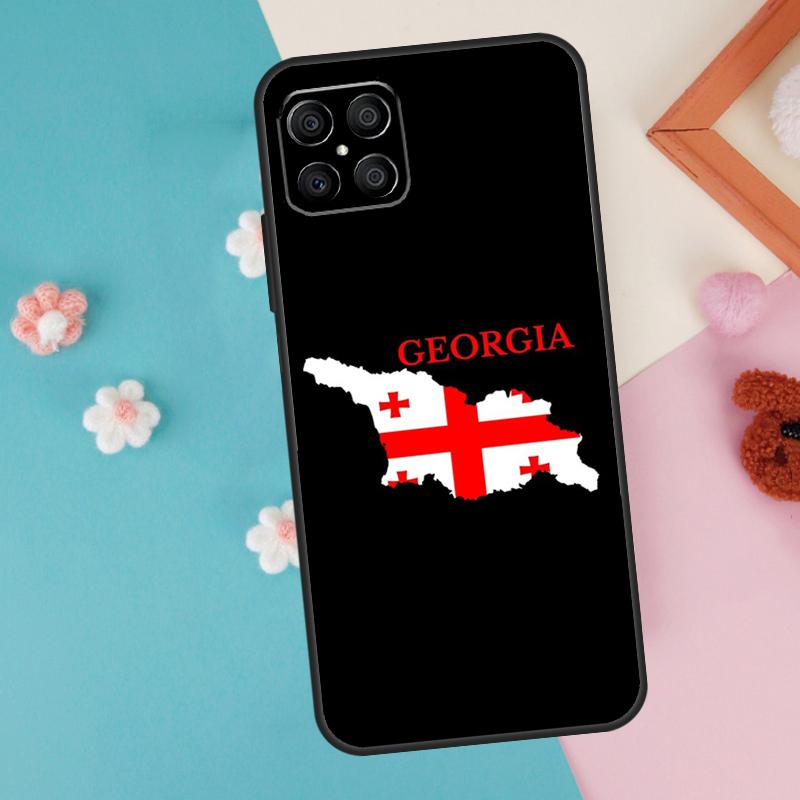 Georgia Flag Case For Honor 200 Pro 50 70 90 X9a X8a X8 X9 X8b X9c X9b Honor Magic 7 5 6 Lite Pro Cover