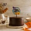 DIY Halloween Party Cake Supplies Topper, Acrylic Castle Bat Skull Cupcake Decoration for Party, Decorative Toppers Parties Spooky Birthday