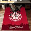 Custom Name Washington basketball Logo Rug Office Rug Chair Mat Non Slip Carpet Rugs for Bedrooms Dining Room Living Room Home Decor gifts