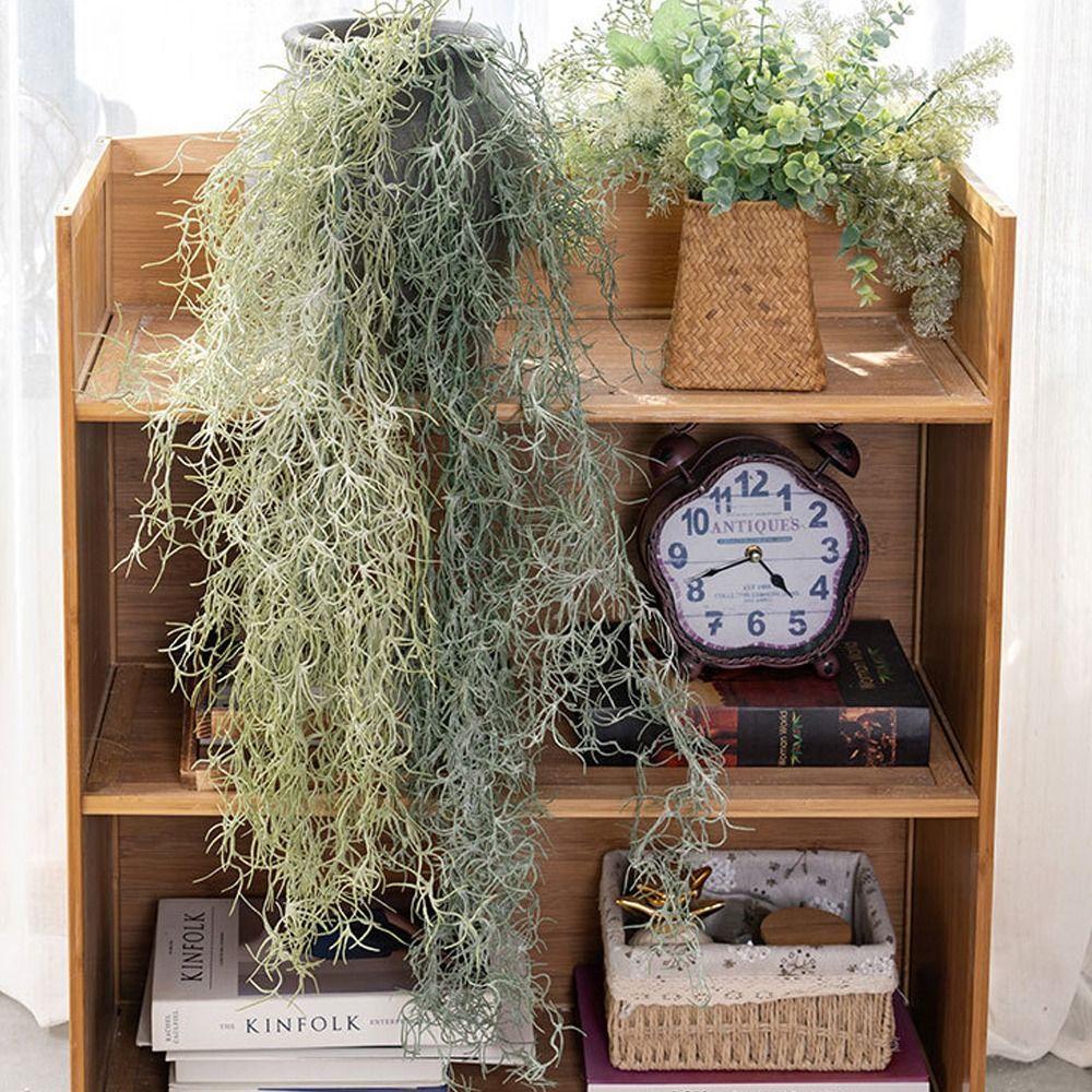 Plastic Artificial Vine Grass Succulents 91cm Ceiling Hanging Vine  Wedding Party Wall Balcony