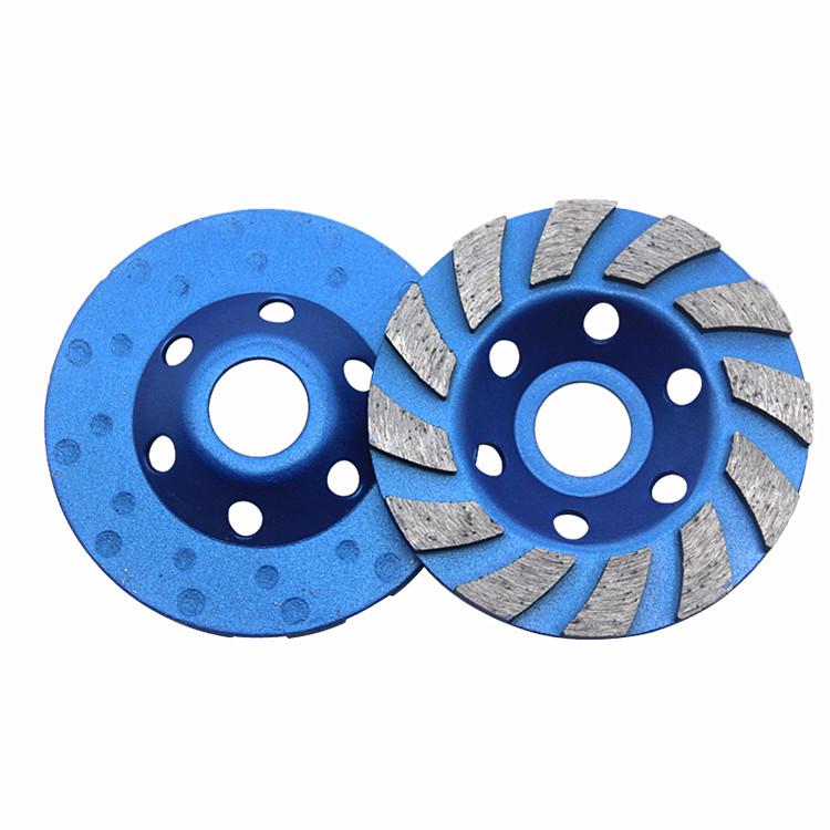Diamond Bowl Grinding Wheel for Stone, Concrete, Marble - 100mm Disc for Angle Grinders, Polishing, and Flooring.