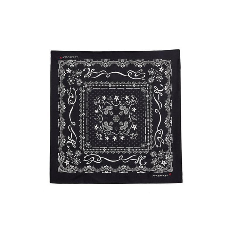 muemuer Bird Start Paisley Bandana Silk Scarf MU2599SC901M_2color