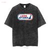Ligier Gitanes Active Logo T Shirt Funny Size Mode American long or short sleeves vintage Washed fashion Casual Breathable