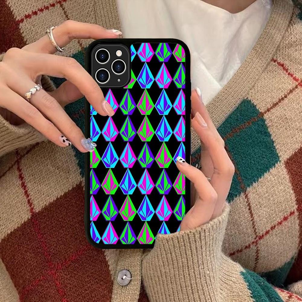 

V-Volcom LOGO Phone Case Silicone PC+TPU For For IPhone 11 12 13 14 15 16 Plus Pro Max Cover iPhone 15Pro Max