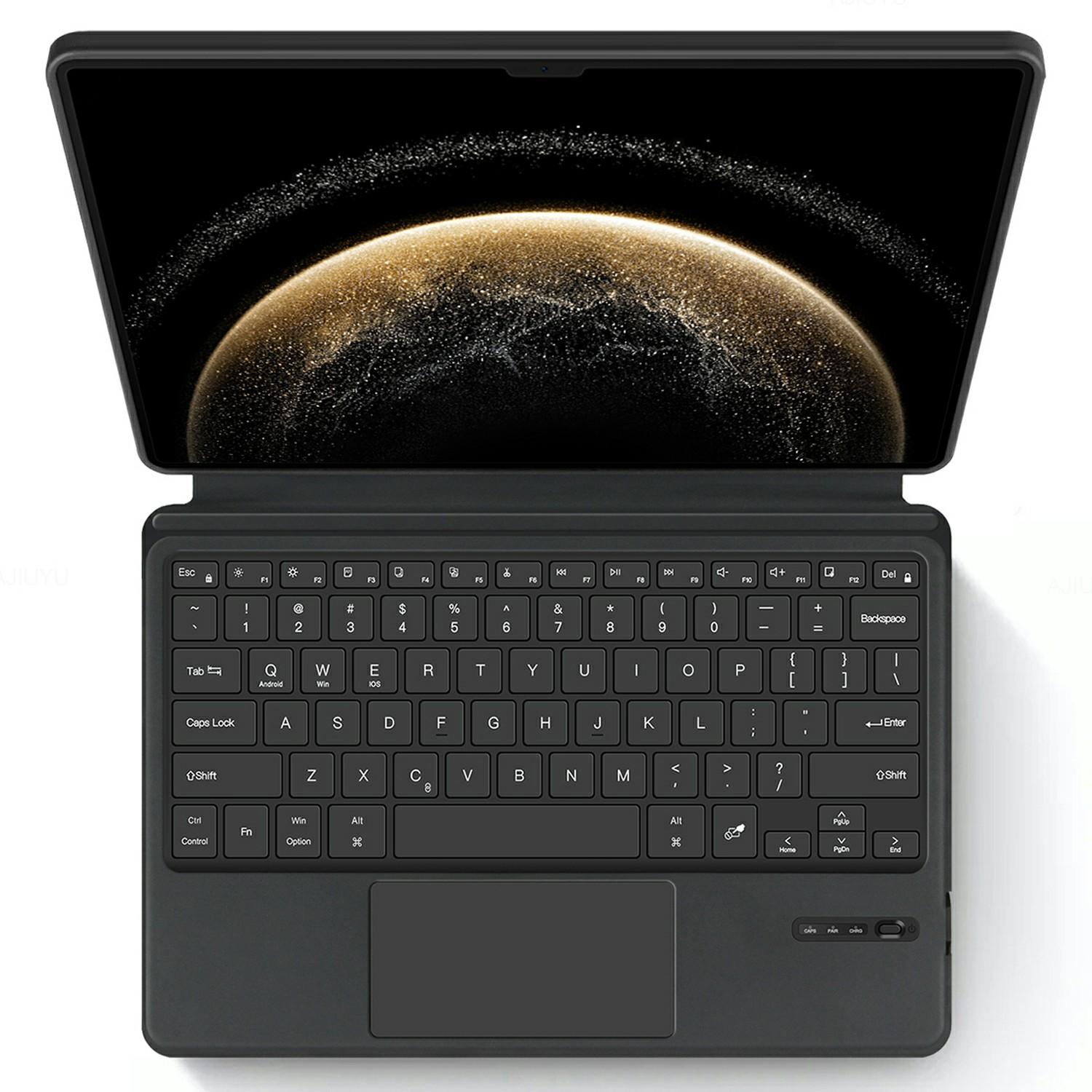 

For Huawei MatePad Pro 13.2 (2025) Backlit Magnetic Bluetooth-compatible Keyboard Leather Stand Case,Arabic Version A