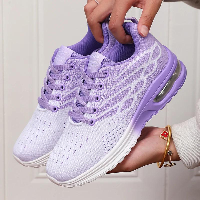 MAEDEF Women's Sneakers Running Shoes Breathable Mesh Non Slip Soft Sole Comfortable Casual Shoes Women Outdoor Walking Sneakers