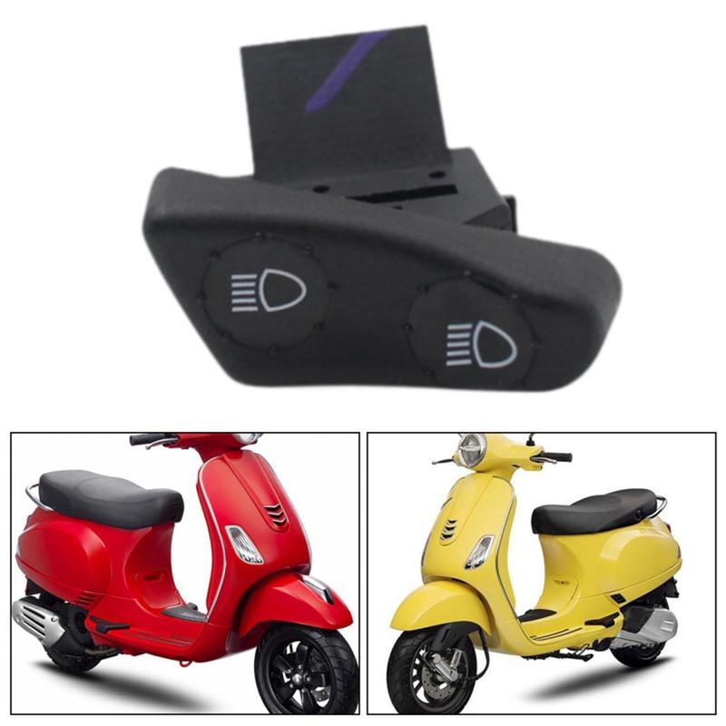 Light Switch 294877 Premium High Performance Portable Assembly High Low Beam Switch Button Replace Accessories for Vespa 4T