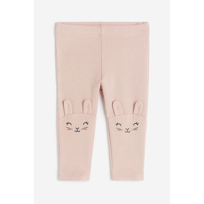 

HM Children s Clothing Girl s Baby Pants Autumn Cute Applique Soft Plaid Pants Leggings 1172176 Soft pink/Bunny 66/47